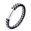Fashion Bracelet, Men's Bracelet, Leather Rope Double Chain Braided Bracelet