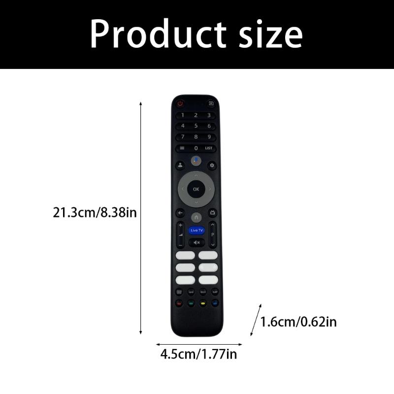 Voice Command Remote Control For CHiQ CH51625060600368 Ergonomic Button Layout Remote Controller