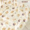 Baby bath towel, newborn quilt, baby bath towel, pure cotton gauze 6 layers, absorbent children's towel quilt, super soft