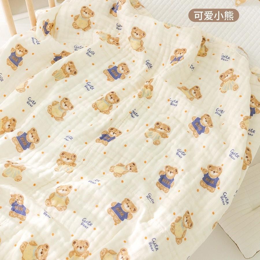 Baby bath towel, newborn quilt, baby bath towel, pure cotton gauze 6 layers, absorbent children's towel quilt, super soft