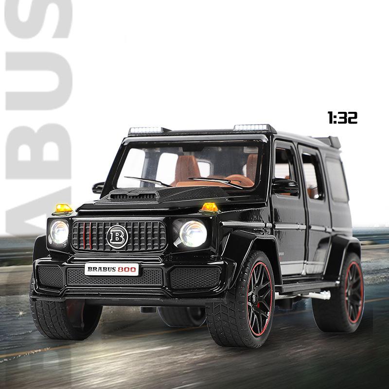 Model auta Benz G800 v měřítku 1/32, stahovací autíčko se zvukem a světlem pro děti Batole Kluci Dívčí Dárková kolekce