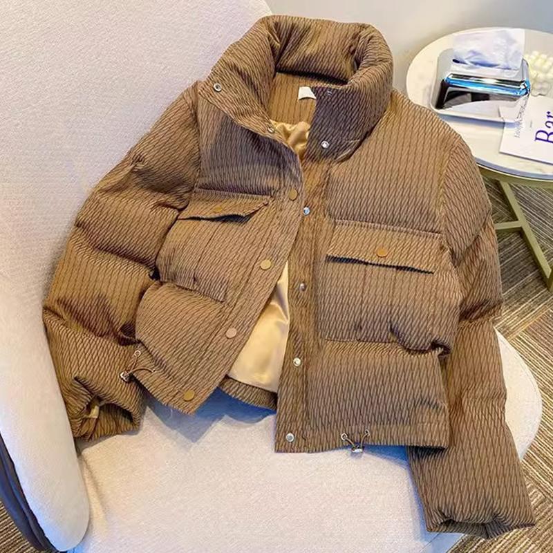 Moda Günlük Ceket Kadın Kalınlaşmış Sıcak Kısa Üst