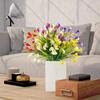 1Pcs Artificial Flowers Bouquet 33cm Fake Flower for Indoor Home Room Decor Garden Wedding Decor Outdoor Vase Flower Arrangement