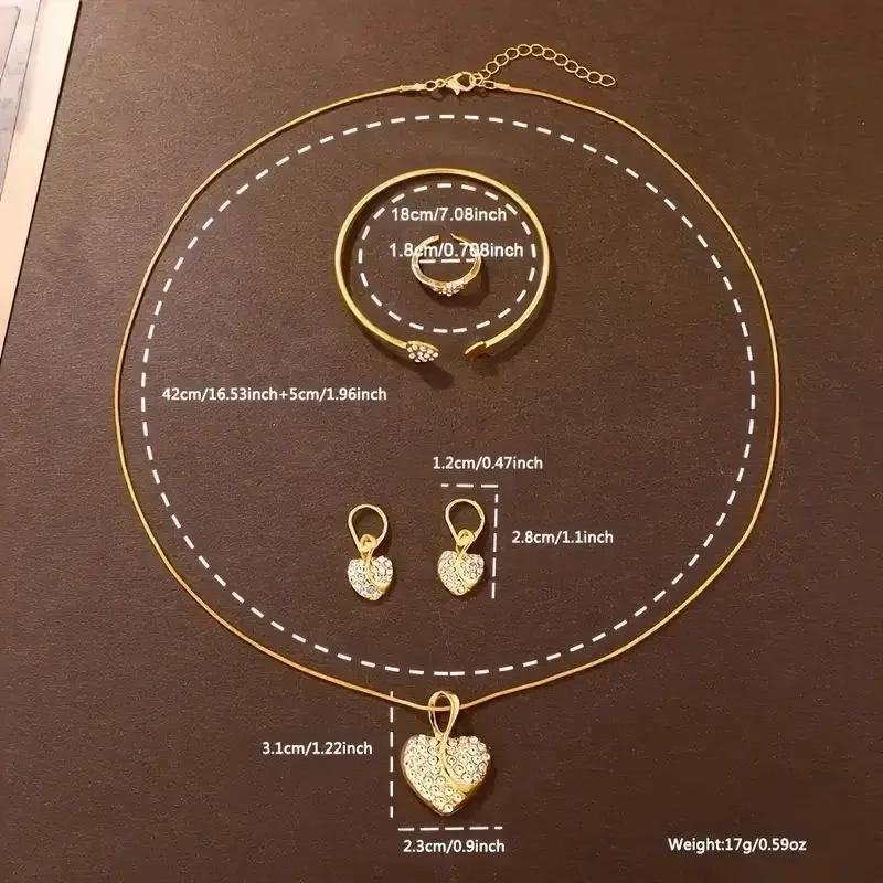 6PCS/set Women Watch Luxury Elegant Alloy Watch Crystal Wristwatch For Ladies Gift Quartz Watch Alloy Rhinestone Bracelet Montre