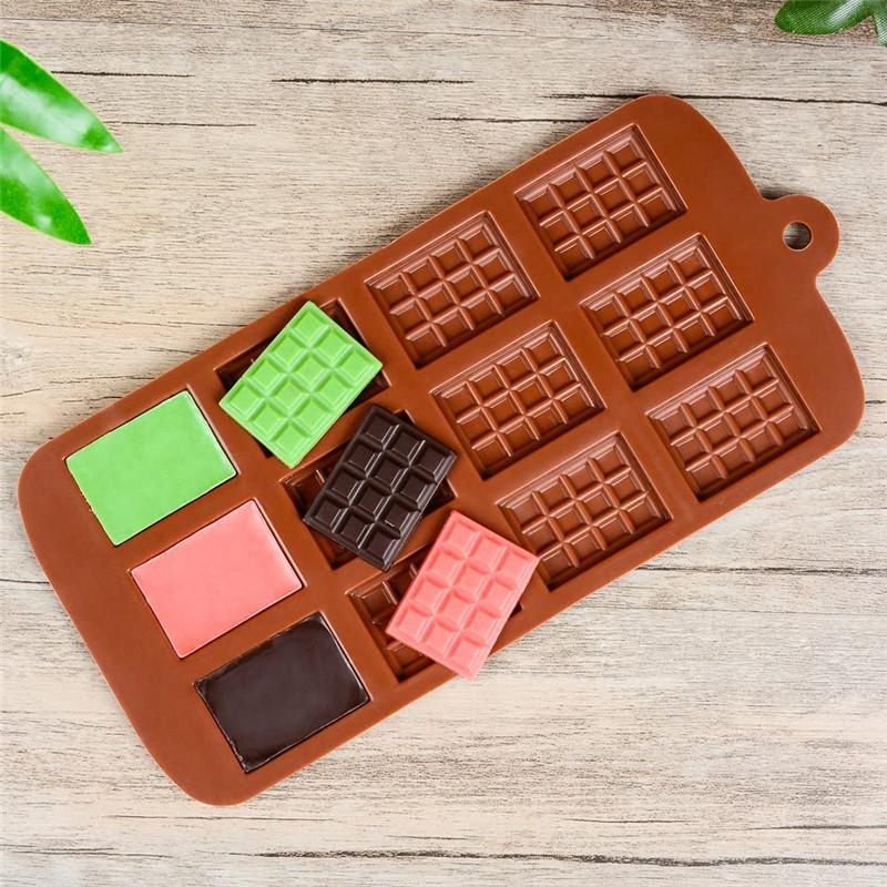 Chocolate Molds Bakeware Cake Molds High Quality Square Eco-friendly Silicone Mold Diy 1pc Food Grade 24 Cavity Molds Silicone