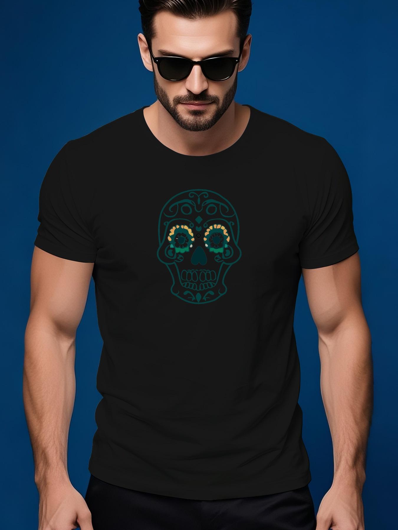 Short Sleeve Tshirt - Summer Round Neck Solid Color Tee S