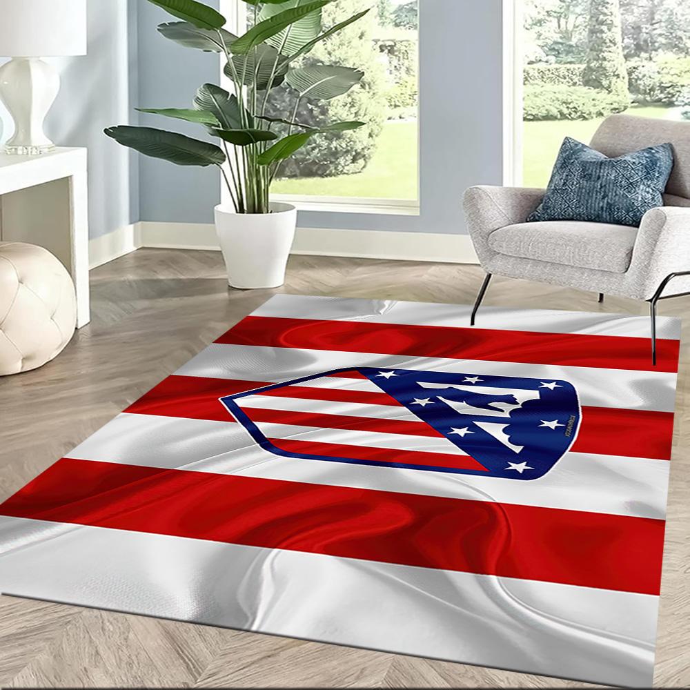 Atletico Madrid Area Rug Suitable For Entryway Playrooms Outdoor Hallway Antislip Carpet Office Home Decor Birthdaychristmas Gift