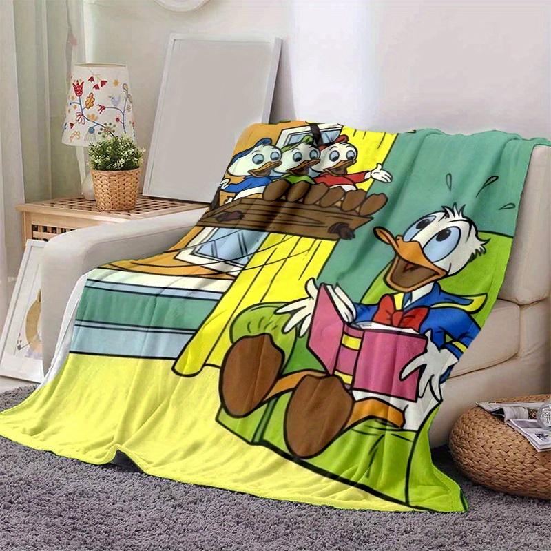 

1pc, Donald Duck & Friends Throw Blanket Cozy Coverlet for Home Decor, Couch, Bed, Travel, Camping 80x120cm