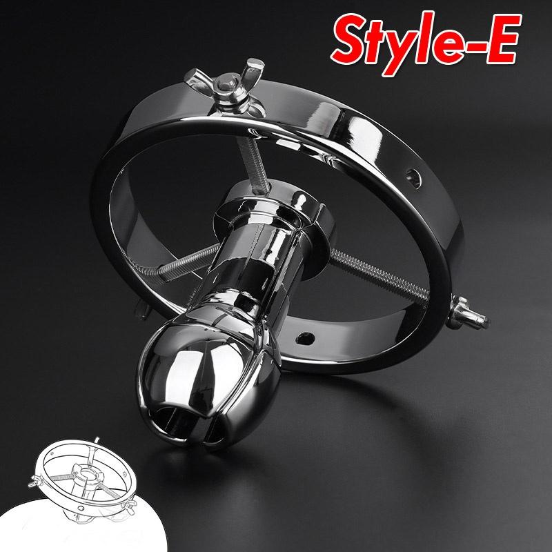 Metal Adjustable Anal Expander Enema Anus Dilator Vagina Extender Speculum Big Butt Plug Adults Erotic Sex Toys for Men Women Bullet