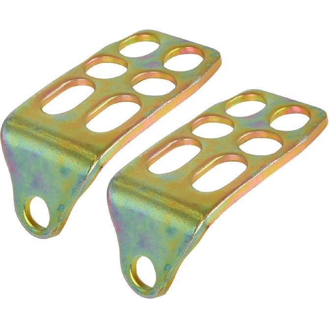 1 Pair 12mm Metal Motorcycle Rearsets Rear Set Footrest Footpeg Foot Rest Peg Bike Bicycle Cycling Bronze Tone Auto Replacement Parts