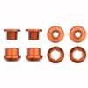 Wolf Tooth Set of 4 Chainring Bolts and Nuts for 1X 4 Raw Silver 6mm U14CBCN06RSIL - pcs.