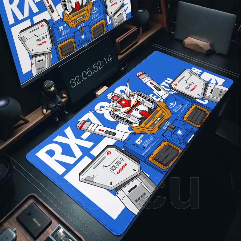 Lager G-Gundam Anime Keyboard PC Gaming Deskmat Non-slip Accessories Cool Robot E-sports Players Laptop Mousepad Office TableMat