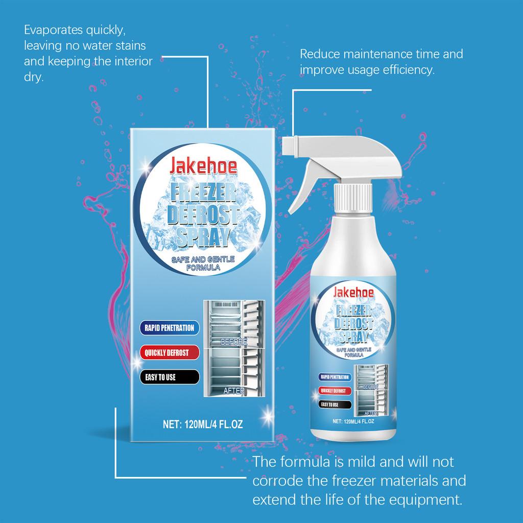 Jakehoe Multifunctional Ice Scraper Spray For Freezers And Windows 120ml