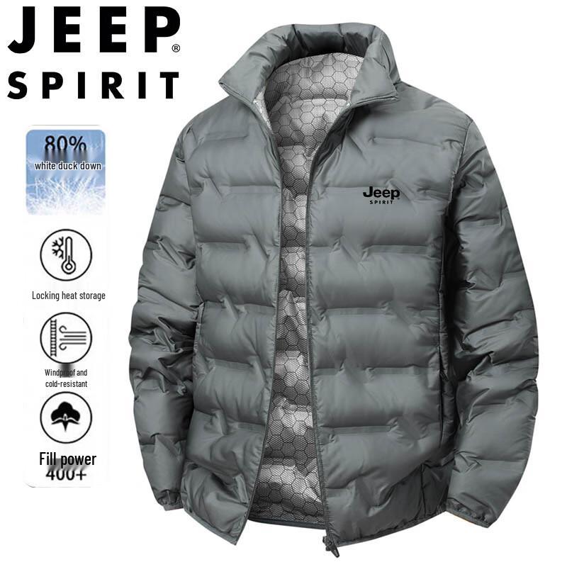 JEEP SPIRIT Men's Stand Collar Down Jacket