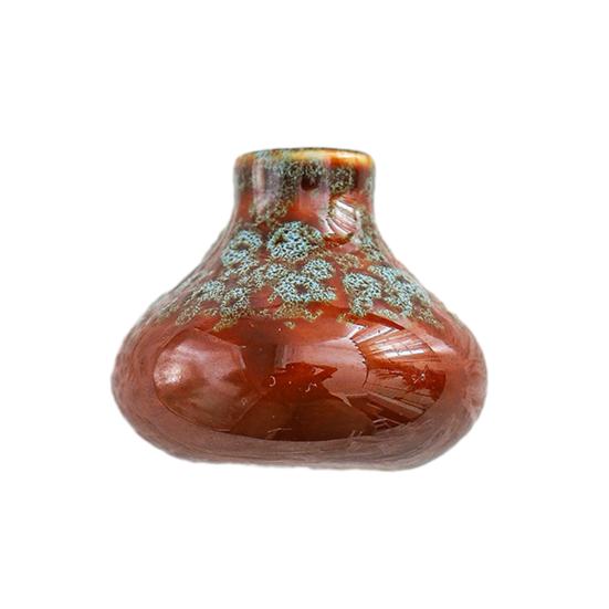 Mini Ceramic Vase Refrigerator Magnet, 3D Chinese Style Flower Vase Fridge Magnet, Home Office Kitchen Locker Decoration Magnet