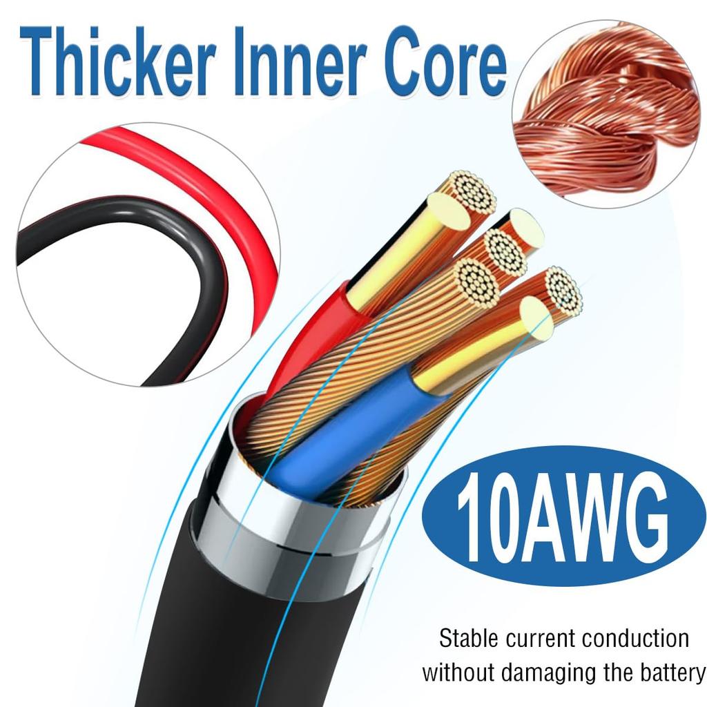 DAOKAI EC5 Smart Jump Starter Clamp with Reverse Charge Protection Module, Clamp, Emergency