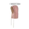 Fashion Winter Warm Hat Thickened Windproof Ear Protection Hat Keep Warm Neck Warmer Integrated Scarf Hat Set Outdoor