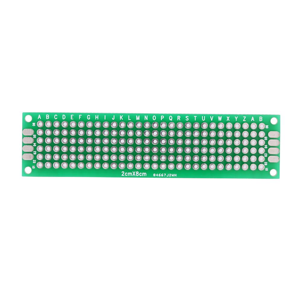 10 Piece 2cm X 8cm Double Sides Prototyping DIY Soldering Universal PCB Circuit Board