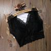 Kobiety Sexy Lace Crochet Solid Bralette Bustier Lace Crop Top Biustonosz Bezszwowa bielizna