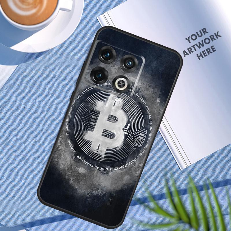 Bitcoin Case For OnePlus 11 12 9 10 Pro 10R 9R 8T 10T 12R Nord N10 N20 N30 2T CE4 CE 2 3 Lite Cover