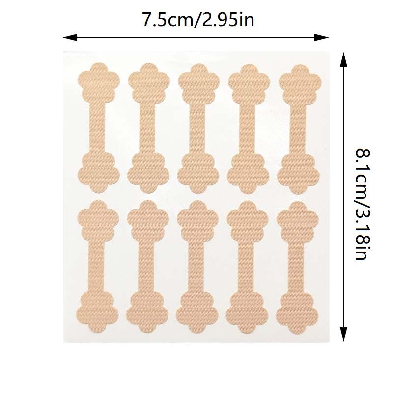 100Pcs Shrinking Nose Wing Stickers Invisible Nose Shrink Patch Special Narrow Nose Strips Sticker Face Care Tool Nose Shaper