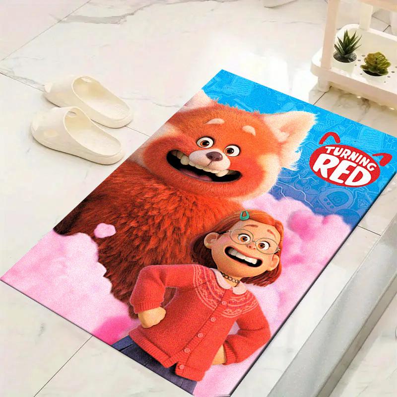 Cartoon Red Panda Carpet Rug for Living Room Bedroom Home Sofa Decoration,Kids Play Non-slip Floor Mat