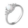 Inel argint cu opal 0,845ct (2050070) 2,32 gr. 925 de mostre