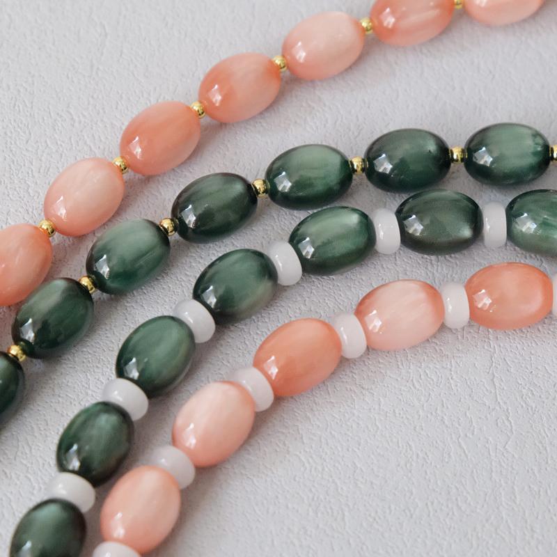 New Fashion Autumn Woman Bag Accessory Detachable Luxury Beaded Chains Cute Acrylic Strap Women Handbag Shoulder Handle Chain