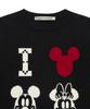 LARTIGENT [Disney] Mickey Mouse_Over Knit(Black)