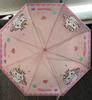 Children's Three-dimensional Umbrella Cute Cartoon Kindergarten Baby Umbrella Transparent Girl Boy Long Handle Umbrella Light Straight Handle Umbrella