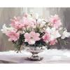 Frame Diy Paint By Numbers Kits Vase Flowers Acrylic Paint Picture By Numbers For Adults Diy Crafts For Home Decors 40x50cm