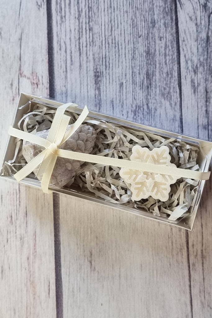 Gift Set of Candles, Handmade Candles from Eco Wax NWN-125 NeedleWoman   Scandinavian Snowflake (76681017)