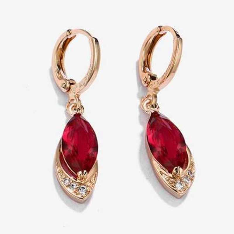 Sace Gems Klassische Kupfer-Zirkon-Ohrringe für Frauen, Hochzeitsgeschenke