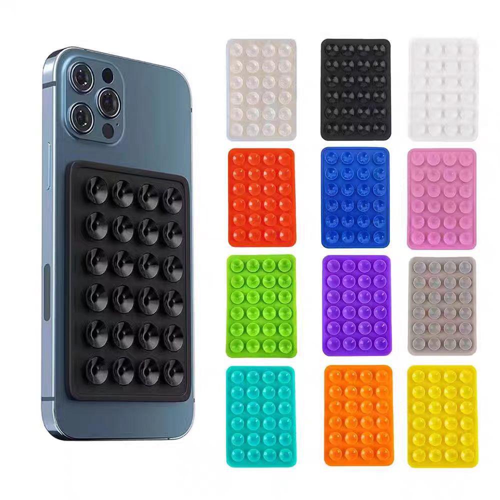 Double-Sided Silicone Mobile Phone Suction Cups - Available In 19, 24, 40, 48, 80 Pcs.