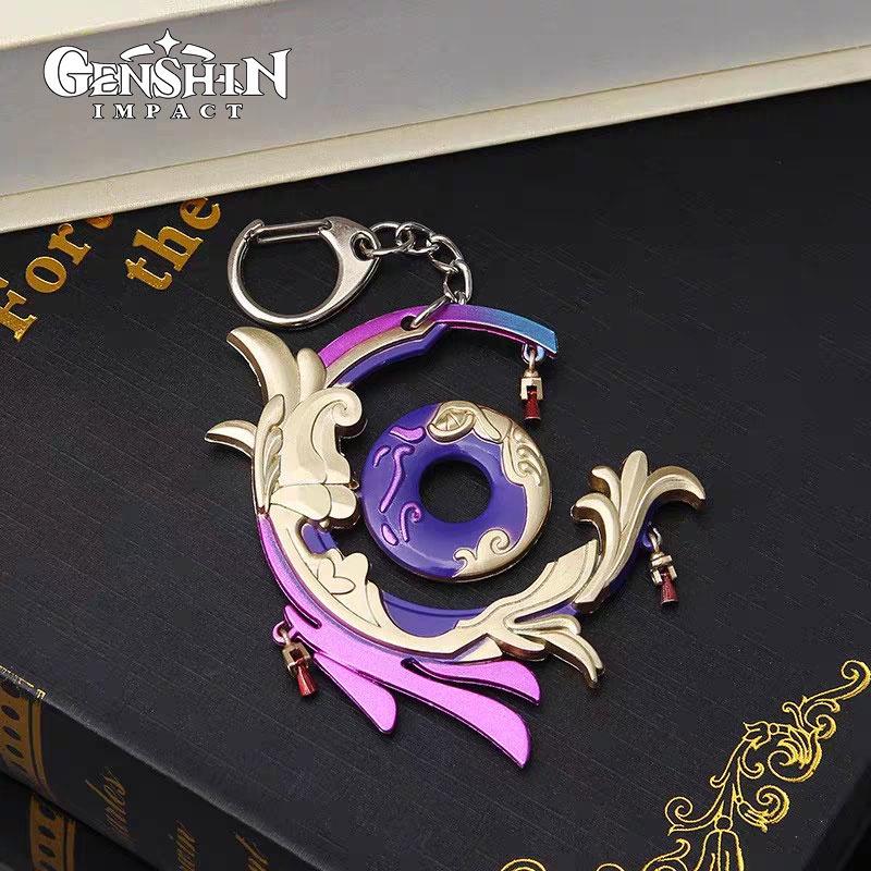 Impact Genshin Sangonomiya Kokomi Arms Everlasting Moonglow Pendant Keychain