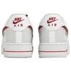 Nike Air Force 1 Kaleidoscope, Wisteria, Shopping Bag Abrasion Resistant Low top Skateboard Shoes Unisex White Red CW2288-111(Team113-S-BOX)