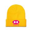 Tentatek BlackSky Squideye Splatoon Knitted Hat Beanie Autumn Winter Hats Warm Casual Ink Kid Game Squid Cap for Unisex Women Gift