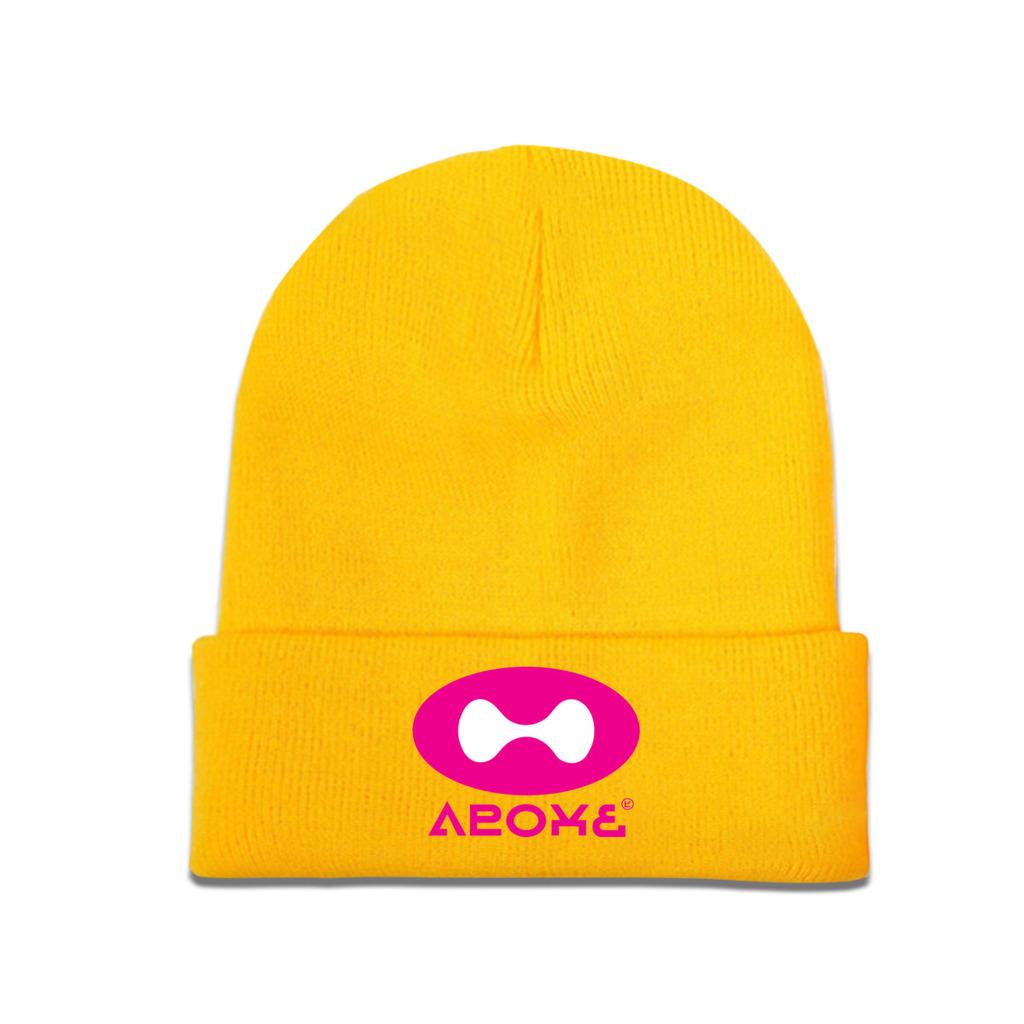 Tentatek BlackSky Squideye Splatoon Knitted Hat Beanie Autumn Winter Hats Warm Casual Ink Kid Game Squid Cap for Unisex Women Gift