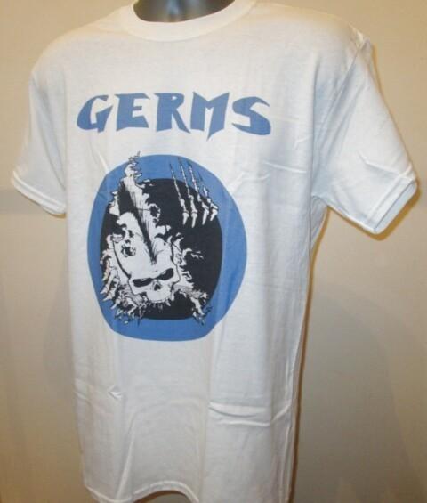 NEW The Germs T Shirt Music Punk Rock Darby Crash GI Meat Puppets Weirdos Bags Unisex T-Shirt L
