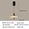 Elevating Touch Pendant Light, Restaurant Pendant Light, Iceberg Water Droplet Retro Walnut Color Aisle Light