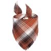Soft Plaid Pet Scarf Bibs Breathable Dog Triangle Towel Stylish Dog Bandanas  Pet Costume
