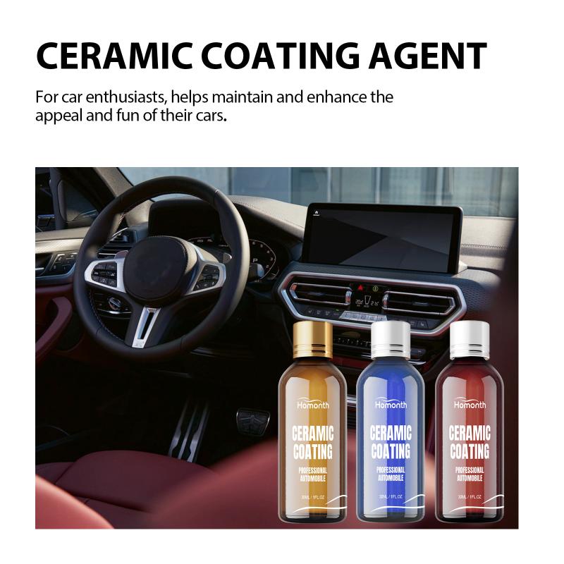 30Ml Ceramic Coating Car Coating Agent  Coating Liquid Hydrophobic Anti-Scratches Car Wax Coating Car Polishing Coating