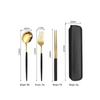 Ruhan 316 Stainless Steel Portable Cutlery Set