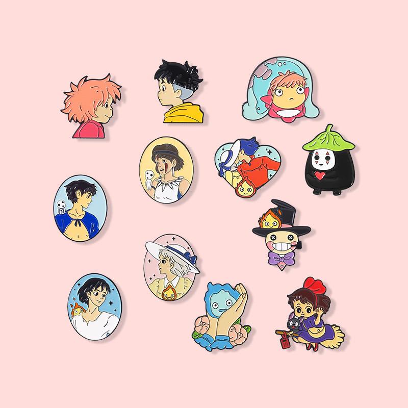 High Quality Anime Cartoon Brooch Stylish Metal Pin For Fashionable Accessories