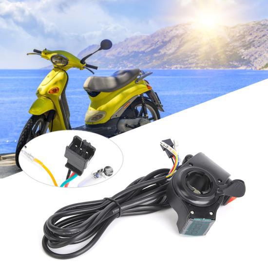 E‑Bike Thumb Throttle LCD Display Digital  Voltage Power Switch for Electric Vehicle