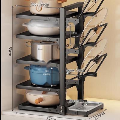 Zhi Shi Kitchen Cabinet Pot and Pan Organizer