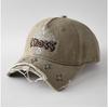 Fashion Hat Trendy New Broken Edge Soft Top Baseball Cap Men's and Women's Fashion Personality Versatile Niche Retro Cap