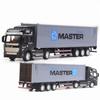 Alloy Big Truck Toy Car: Children's Model Trailer & Container Set