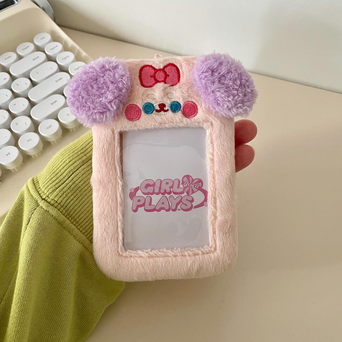 

Original Cute Animal Plush Card Holder & Photo Display Pendant