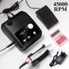 New 204 Portable Electric Nail Drill & Manicure Set with Dust Brush